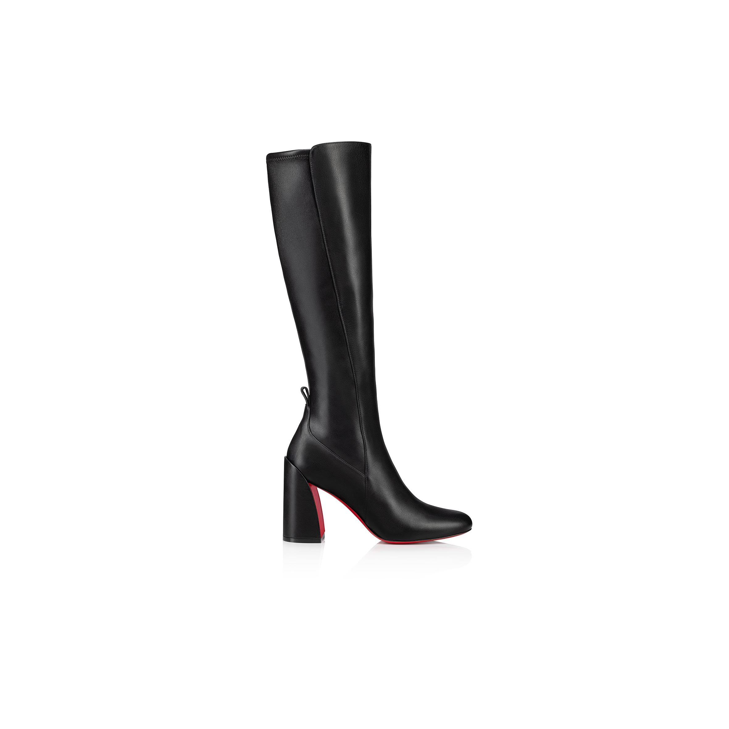 Ch**an louboutin jane botta 85 mm boots-calf leather and nappa leather-black-women 3240786bk01